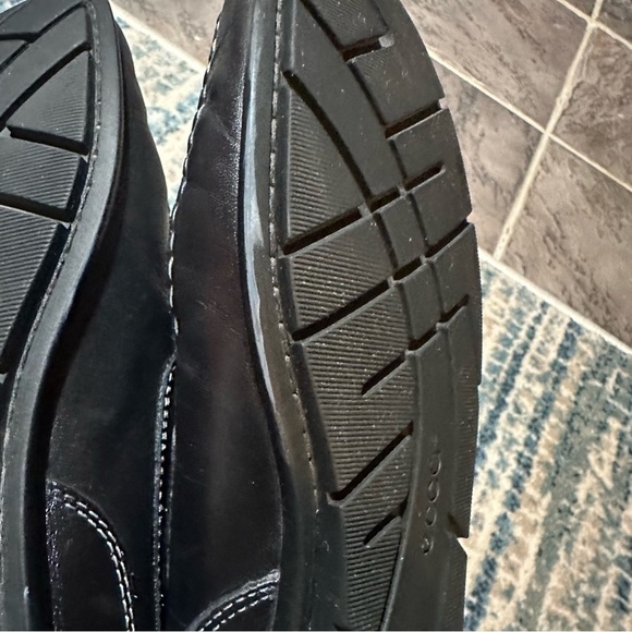 ECCO VEGETABLE TANNED MEN\'S LOAFERS BLACK LEATHER - Size 9/9.5 EUR 43 main image 10